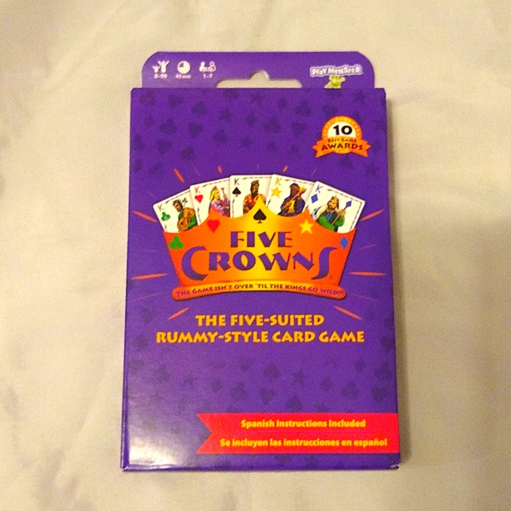 NWT Five Crowns Rummy-Style Card Game